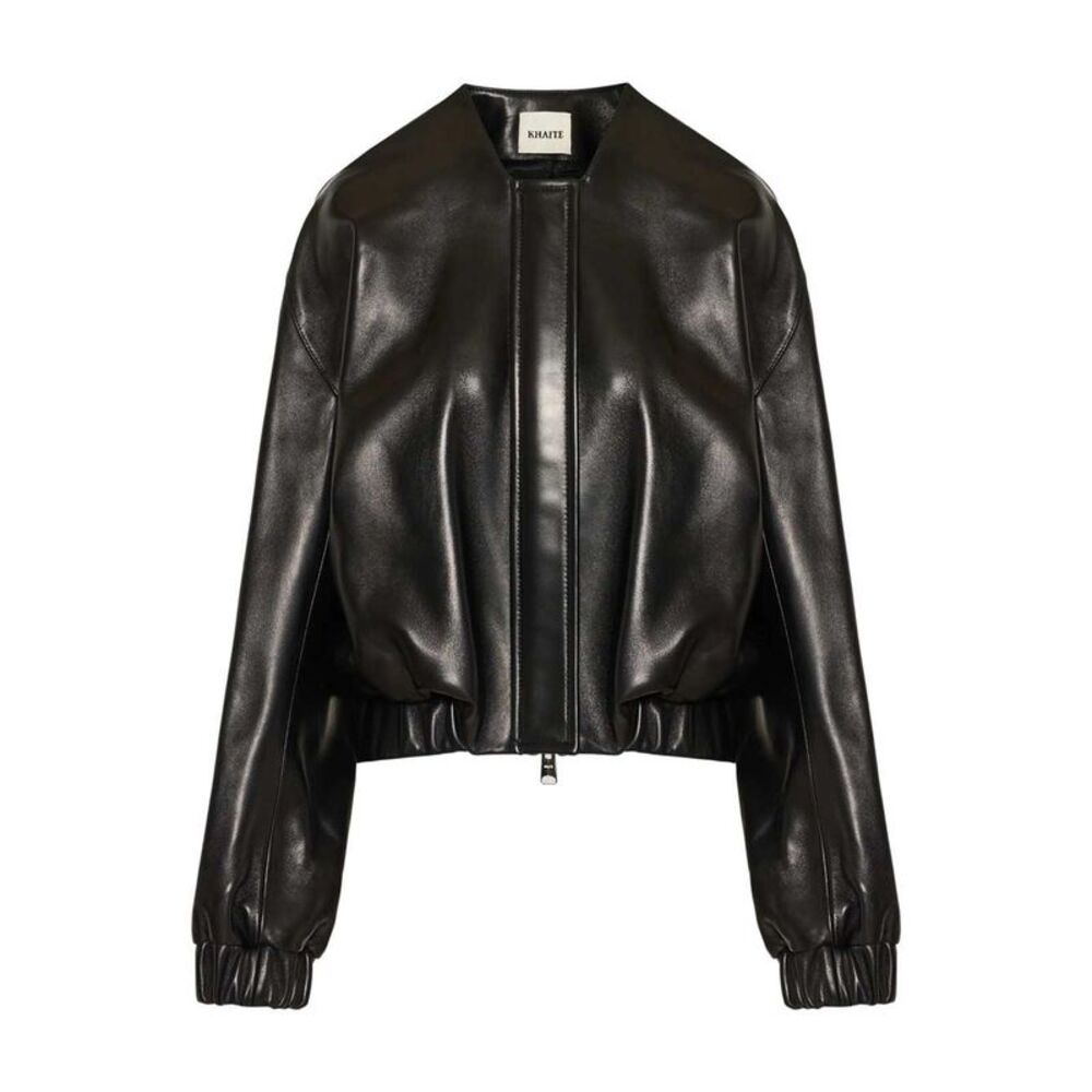 Khaite Women Cordan Leather Jacket